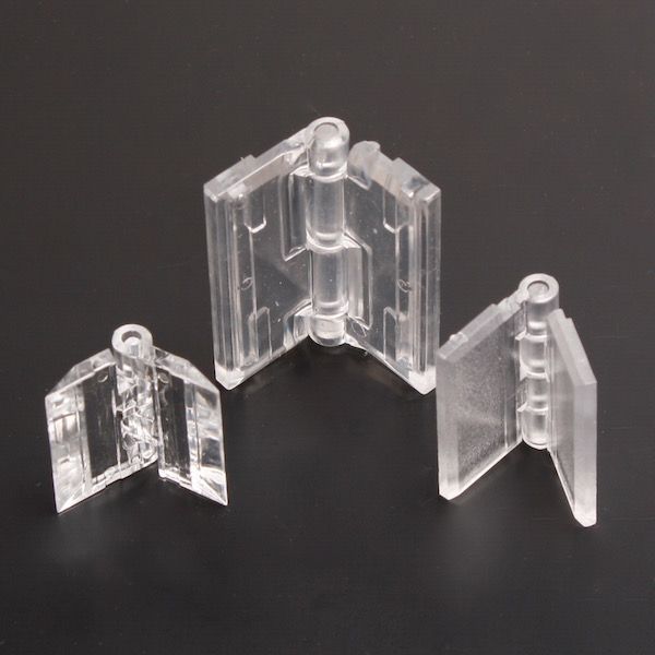 ACRYLIC  HINGES CLEAR  ACRYL-HINGE SET OF 16 CH16 